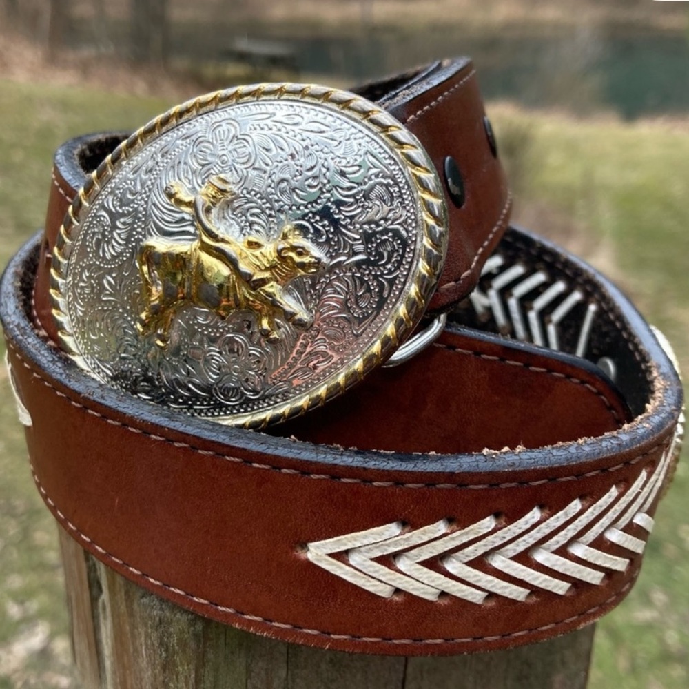 Nocona Belt & Buckle 24”